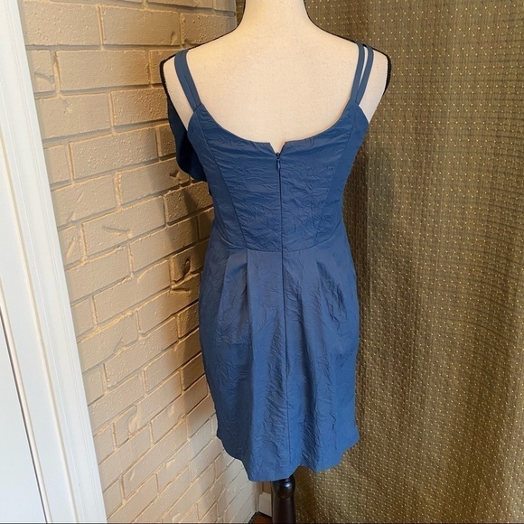 Nanette Lepore Unwrap Me Ruched Cocktail Dress - Picture 4 of 9